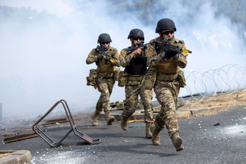 Wśród brytyjskiego wsparcia dla Ukrainy wciąż będzie się znajdować szkolenie personelu. Do tej pory przeszkolono w ramach Operacji Interflex 33 tys. ukraińskich żołnierzy / Zdjęcie: MO Wielkiej Brytanii