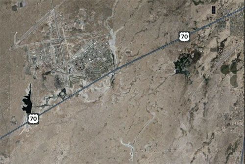 Rejon, w którym rozbił się należący do USAF samolot F-16 / Ilustracja: via X