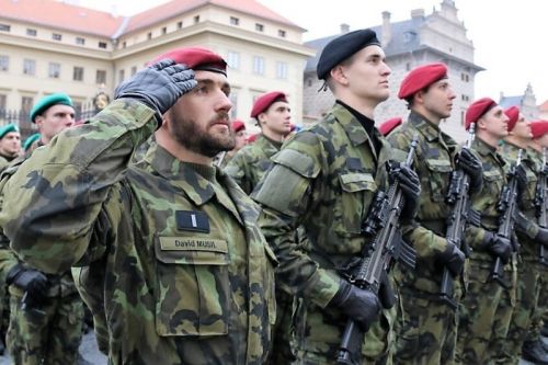 Jednym z kluczowych zadań stojących przed czeskim resortem obrony jest zwiększenie liczby przyjmowanych rekrutów do 2000 rocznie / Zdjęcie: MO Czech