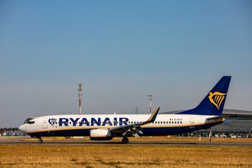 Jednym z największych przewoźników operujących z podrzeszowskiego lotniska jest Ryanair / Zdjęcie: Port lotniczy Rzeszów-Jasionka