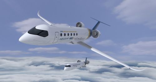 Linie easyJet mają wesprzeć kierowany przez GKN Aerospace brytyjski program współpracy H2GEAR, którego celem jest opracowanie układu napędowego na ciekły wodór dla samolotów subregionalnych, który po powiększeniu można byłoby zastosować także w większych samolotach / Ilustracja: GKN Aerospace/easyJet
