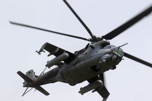 Do niedawna Czesi używali 17 śmigłowców rodziny Mi-24 i Mi-35. Nie wiadomo ile z nich było sprawnych / Zdjęcie: MO Czech