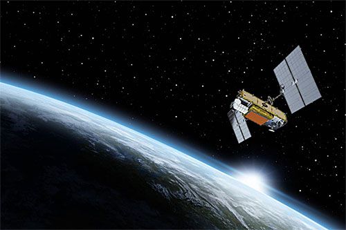 Satelita systemu Collins IRT-NX SATCOM zaprojektowany dla Iridium / Ilustracja Collins Aerospace