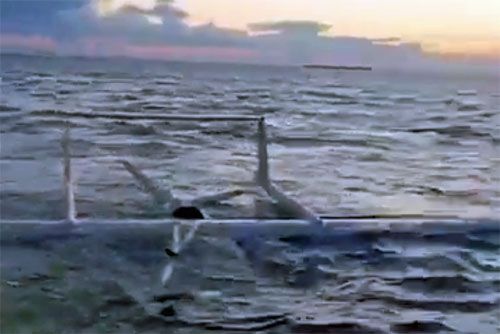 Irański bbsl Mohaejr-6 pływający w wodach Morza Czarnego / Zdjęcie: Twitter