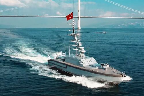 Turecki nawodny pojazd bezzałogowy MIR / Ilustracja: SSB
