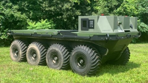 Roboty S-MET będą pełnić przede wszystkim rolę muła do transportu wyposażenia żołnierzy / Zdjęcie: GDLS