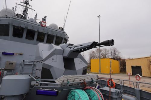 Docelowy montaż OSU-35K na ORP Albatros odbędzie się na początku 2023 / Zdjęcie: Marynarka Wojenna – st. mat. Ariel Szczepański