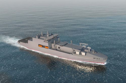 3 nowe okręty zaopatrzeniowe FSS zastąpią ostatni pozostający w służbie okręt tego typu – RFA Fort Victoria – wzmacniając potencjał Royal Navy / Ilustracja: Royal Navy
