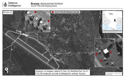 Samoloty stacjonują w bazie 929 GLIC w Achtubińsku na wschód od Wołgogradu / Ilustracja: MO Wielkiej Brytanii
