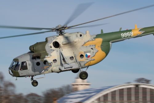 Mi-171Sz w okolicznościowym kamuflażu upamiętniającym 55-lecie służby w czeskich siłach zbrojnych / Zdjęcia: MO Czech