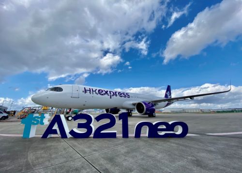 Pierwszy A321neo przekazany liniom HK Express / Zdjęcie: Airbus