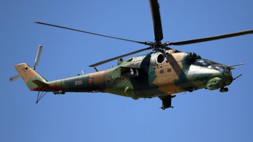 Macedońskie śmigłowce Mi-8, Mi-17 i Mi-24 zostaną zastąpione przez jeden typ maszyny wielozadaniowej. W procesie wyboru dostawcy 8 nowo wyprodukowanych śmigłowców rozważanych jest 5 ofert / Zdjęcie: Igor Bożinovski