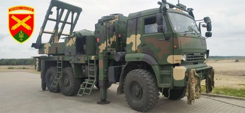 Ukraińska wyrzutnia MCL jest zamontowana na podwoziu ciężarówki KamaZ-65224 / Zdjęcie: 49. Samodzielna Brygada Artylerii 