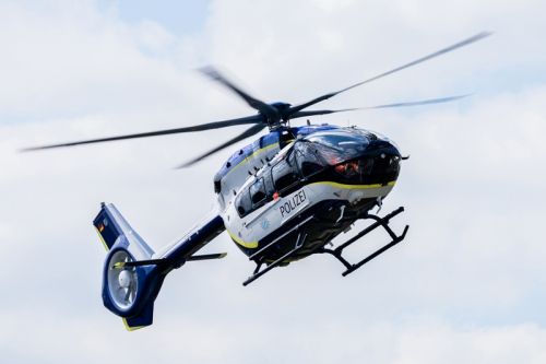 Jeden z dwóch H145 z pięciołopatowym wirnikiem nośnym przekazanych policji z Bawarii / Zdjęcie: Airbus Helicopters