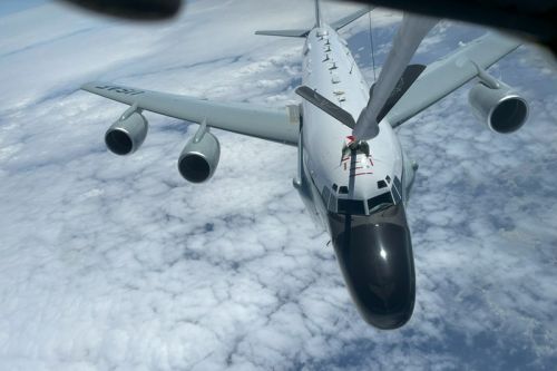 Pierwszym samolotem USAF, który pobierał z niego paliwo był RC-135