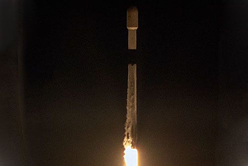 Rakieta nośna SpaceX Falcon 9 v1.2FT Block 5 startuje z bazy Vendenberg w Kalifornii, 20.07.2023, 04:09 UTC / Zdjęcie: SpaceX
