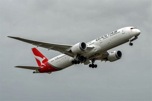Boeing 787-9 w barwach australijskich linii Qantas / Zdjęcie: Qantas