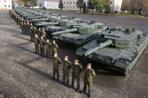 Docelowym czołgiem czeskich pancerniaków mają się stać planowane do zamówienia Leopardy 2A8 / Zdjęcie: Armáda České republiky