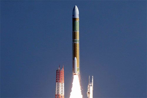 Japońska rakieta H3 startuje 16 lutego 2024 do lotu testowego prawie rok po niepowodzeniu pierwszej misji / Zdjęcie: JAXA