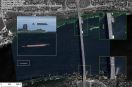Rosja buduje most pontonowy na Dnieprze w Chersoniu