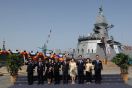 Wodowanie koreańskiej fregaty Chungnam