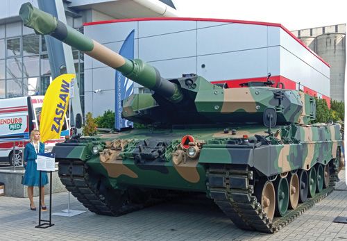 Zmodernizowany czołg podstawowy Leopard 2PL M1 / Zdjęcie: Piotr Dudek