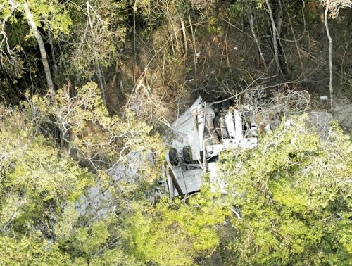 Szczątki Boeinga spadły na ziemię w trudno dostępnym rejonie Amazonii i zostały rozrzucone na dużej przestrzeni / Zdjęcie: FAB 