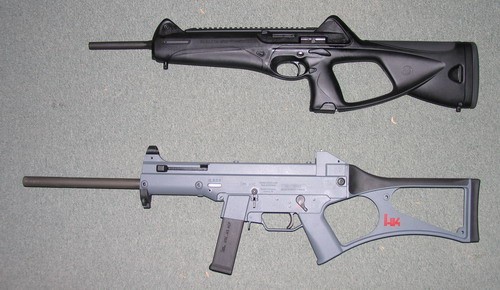 Beretta Cx4 Storm i H&K USC - przerośnięte pistolety samopowtarzalne czy też może karabinki na amunicję pistoletową? /Zdjęcie: Remigiusz Wilk