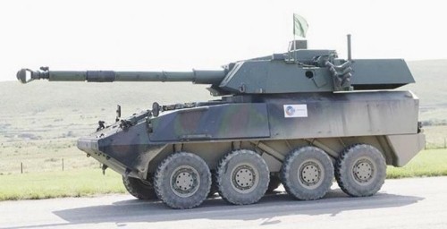 Pokazany ma być także całkiem nowy wóz wsparcia z wieżą  belgijskiej spółki CMI CT-CV wyposażoną w nowoczesną armatę kal. 105 mm.  Premiera tej wieży miała miejsce w 2005 podczas pokazu w Wielkiej Brytanii. Była  wówczas osadzona na podwoziu MOWAG Piranhia IIIH /Zdjęcie:  CMI