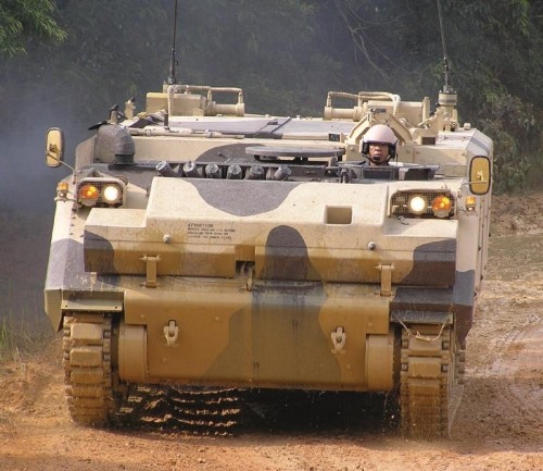 Malezyjskie wojska  lądowe zamierzają zakupić do 8 samobieżnych moździerzy automatycznych kal. 120  mm. Ich zadaniem miałoby być wsparcie pododdziałów wyposażonych w licencyjne  pojazdy ACV-300 Adnan. W polu widzenia znajdują się dwie konstrukcje, francuski  moździerz TDA 120R 2M oraz prezentowany właśnie podczas DSA 2006 szwajcarski  Bighorn opracowany przez Ruag Land Systems. Bighorn został pokazany na nowym,  powiększonym wariancie ACV (turecka odmiana M113), oznaczanym jako ACV-S  (Stretched). W powiększonej przestrzeni ładunkowej ACV-S zainstalowano  szwajcarski moździerz oraz system kierowania ogniem, łączności i zapas amunicji  - 64 sztuki min moździerzowych