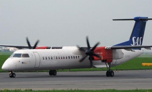 Po trzecim incydencie z samolotem Dash 8 Q400 SAS, samolotów tego typu nie zobaczymy już w barwach skandynawskiego przewoźnika / Zdjęcie: Jakub Gołębiowski