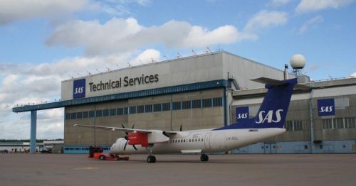 Po 12 września, czyli po drugim wypadku, SAS zawiesił loty wszystkich 27 samolotów Dash 8 Q400. Straty jakie poniósł skandynawski przewoźnik z tego tytułu wyniosły od 1,5 do 2,3 mln USD dziennie / Zdjęcie: SAS