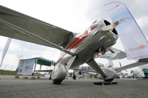 Lancombe Phantom II napędzany silnikiem gwiazdowym Rotec R2800. Samolot  może być także napędzany Rotaxem 912 (wersja LSA 8) lub Lycomingiem  O-320 (wersja R8F) / Zdjęcie: Grzegorz Sobczak