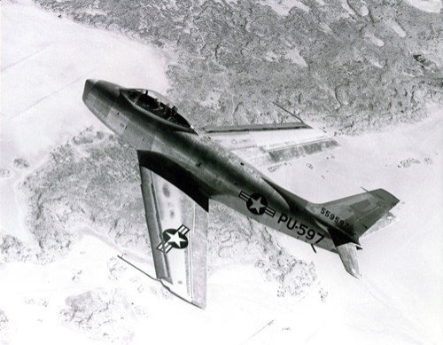 Prototyp samolotu North American XP-86 Sabre / Zdjęcie: via USAF