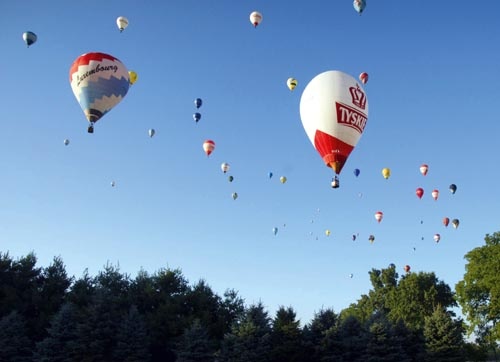Latanie balonowe w USA różni się od tego w Polsce, m.in. ze względu na odmienne podejście do prawa własności terenów / Zdjęcie: Anna Grebieniow