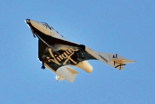 Turystyczny samolot suborbitalny SpaceShipTwo / Rysunek: Virgin Galactic