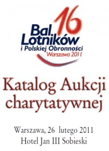 Katalog aukcji charytatywnej - 16. Bal Lotników