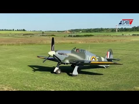 ALTAIR-TV: Czeski Hawker Hurricane przyleciał pod Pragę