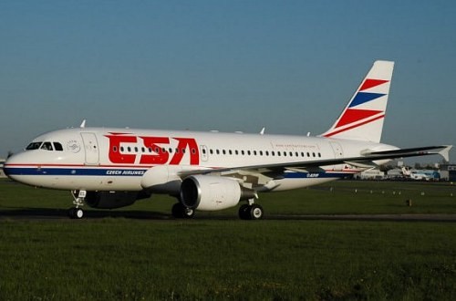 Airbus A319 (OK-MEL) nosi od 3.10 nazwę Vysočina
