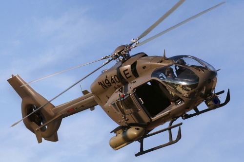 Jeden z AAS-72X z prezentowanych US Army w ramach programu Armed Aerial Scout. Śmigłowce EC645 T2 będą miały niemal identyczną konfigurację i wyposażenie / Zdjęcie: Eurocopter