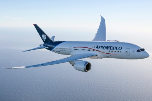 Pierwszy Dreamliner 787-8 w barwach Aeromexico / Zdjęcie: Boeing