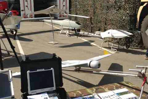Znaczną część ekspozycji Dnia Innowacji MO FR zajmowały latające bezzałogowce różnej wielkości i przeznaczenia