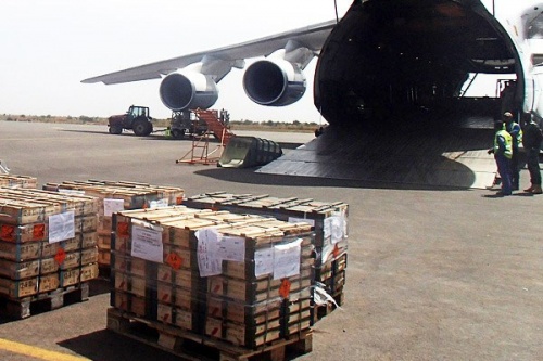 Wyposażenie z Polski dotarło do Mali na pokładach dwóch samolotów An-124 Rusłan