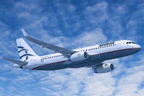 Nowe A320ceo, jakie producent dostarczy Aegean Airlines, będą miały zabudowane Sharklety i masę startową wynoszącą 78 t / Rysunek: Airbus 