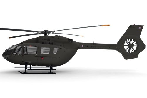 Wizualizacja tajskiego EC145 T2 przeznaczonego do przewozu VIP-ów / Rysunek: Airbus Helicopters