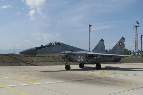 Według ministra obrony Bułgarii rodzime wojska lotnicze dysponują kilkoma myśliwcami MiG-29 zdolnymi do wykonywania zadań OP kraju / Zdjęcie: MO Bułgarii 