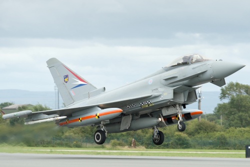 Przedseryjny Eurofighter Typhoon IPA6, użyty do prób zdolności P2Ea / Zdjęcie: BAE Systems 
