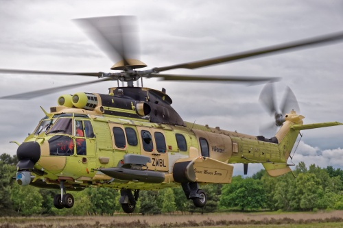 H225M z zabudowanym systemem HForce / Zdjęcie: Stephane Kervella, Airbus Helicopters