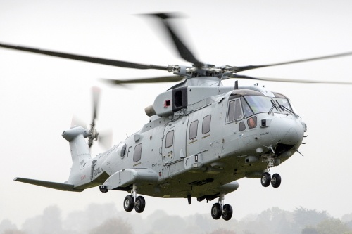 Do końca 2020 Commando Helicopter Force będzie dysponować 25 Merlinami HC Mk4/4A / Zdjęcie: Royal Navy