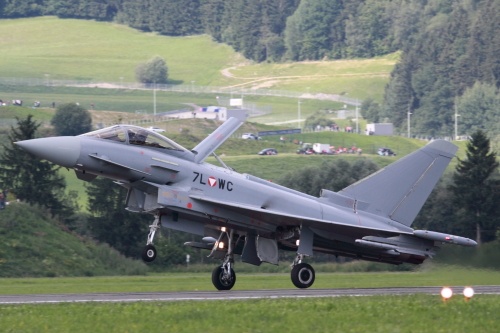 Wycofywanie ze służby austriackich Eurofighterów ma rozpocząć się już w 2020 / Zdjęcie: Bartosz Głowacki 